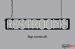 Restrooms Sign  Illuminated LED Signs for Businesses