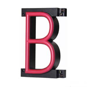 Letter B: Red Neon-like LED Letter To Make Custom Signs